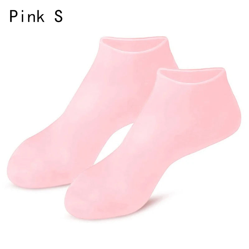 "Revitalize and Pamper Your Feet with Moisturizing Gel Heel Socks - Say Goodbye to Cracked Foot Skin!"