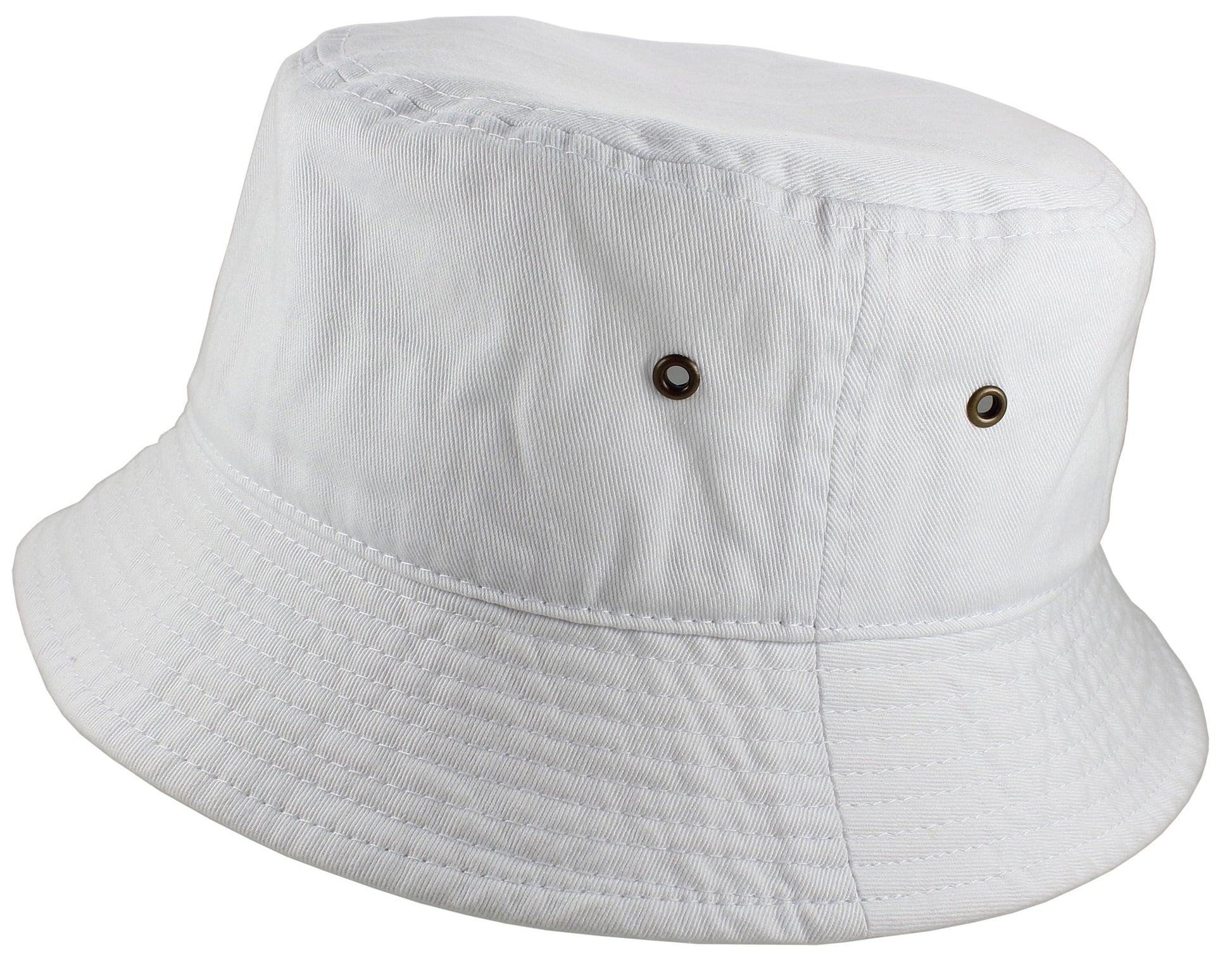 Bucket Hat 100% Cotton Packable Summer Travel Cap. 2PC: Khaki / Olive-S/M